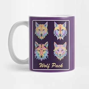 Neon Wolf Pack Mug